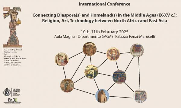 Connecting Diaspora(s) and Homeland(s) in the Middle Ages (IX-XV c.): Religion, Art, Technology between North Africa and East Asia.